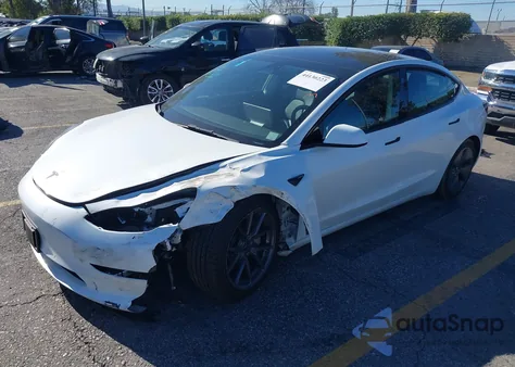 2022 Tesla Model 3 Long Range Dual Motor All-Wheel Drive from USA, damaged, VIN 5YJ3E1EB5NF256111